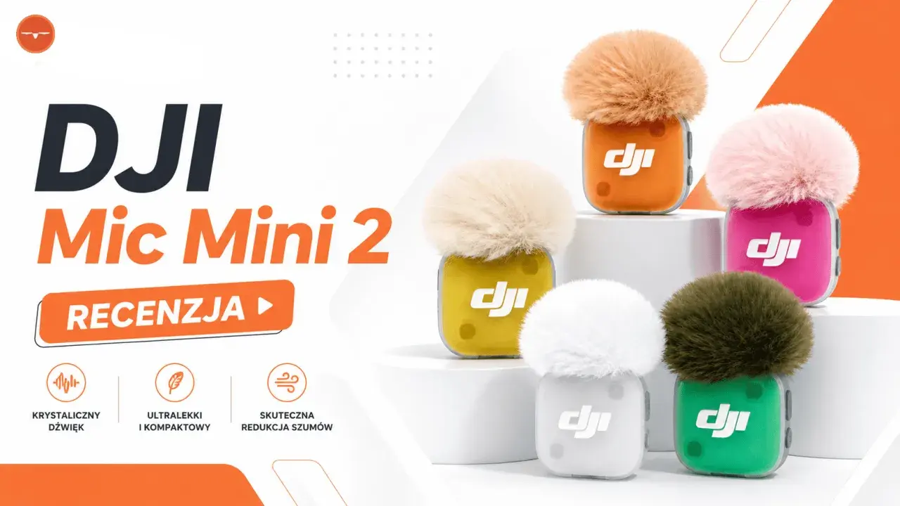 DJI Mic Mini 2 – recenzja. Kolorowe mikrofony z futrzanymi osłonami, idealne do nagrywania dźwięku.