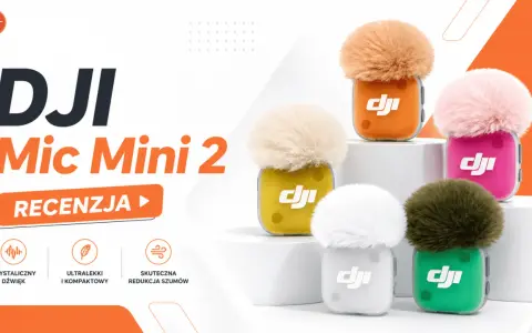 DJI Mic Mini 2 – recenzja. Kolorowe mikrofony z futrzanymi osłonami, idealne do nagrywania dźwięku.