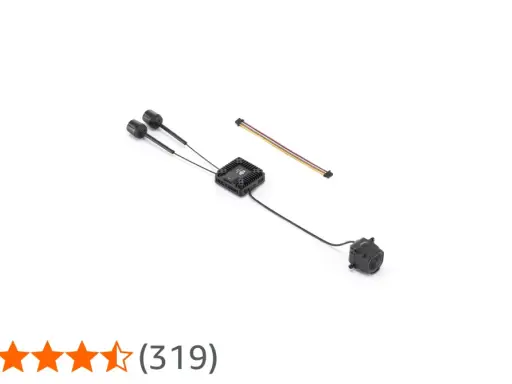 DJI O4 Air Unit Pro z antenkami i kablem.