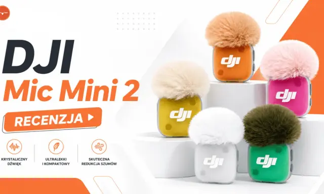 DJI Mic Mini 2 – recenzja. Kolorowe mikrofony z futrzanymi osłonami, idealne do nagrywania dźwięku.